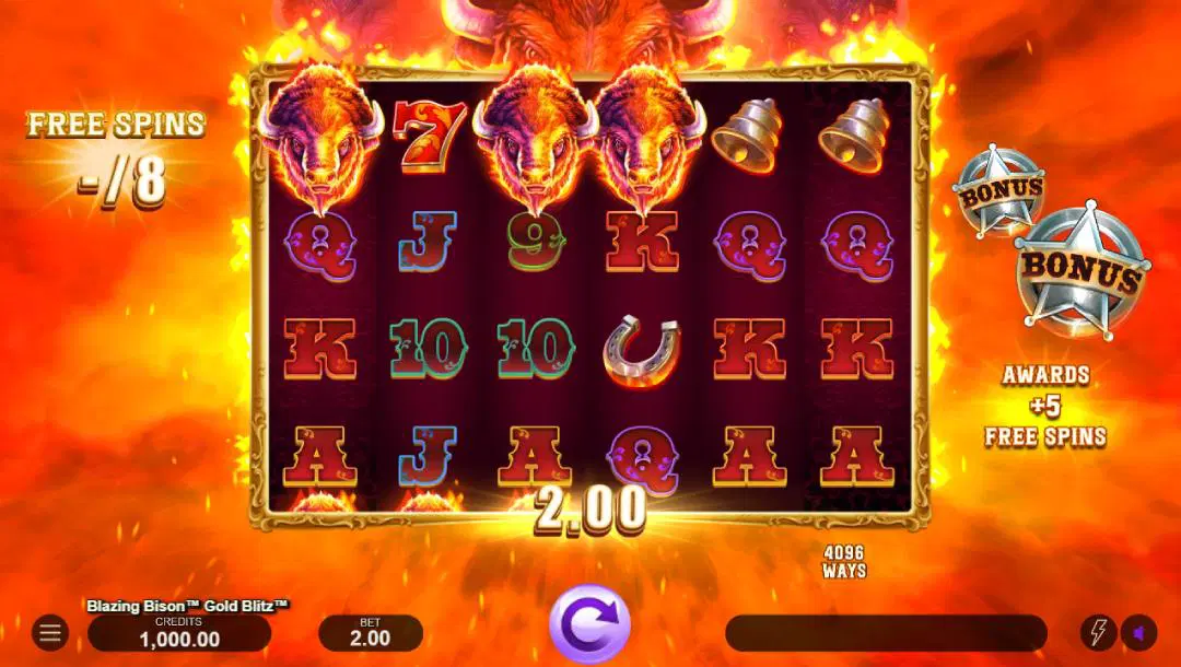 Blazing Bison Gold Blitz slot