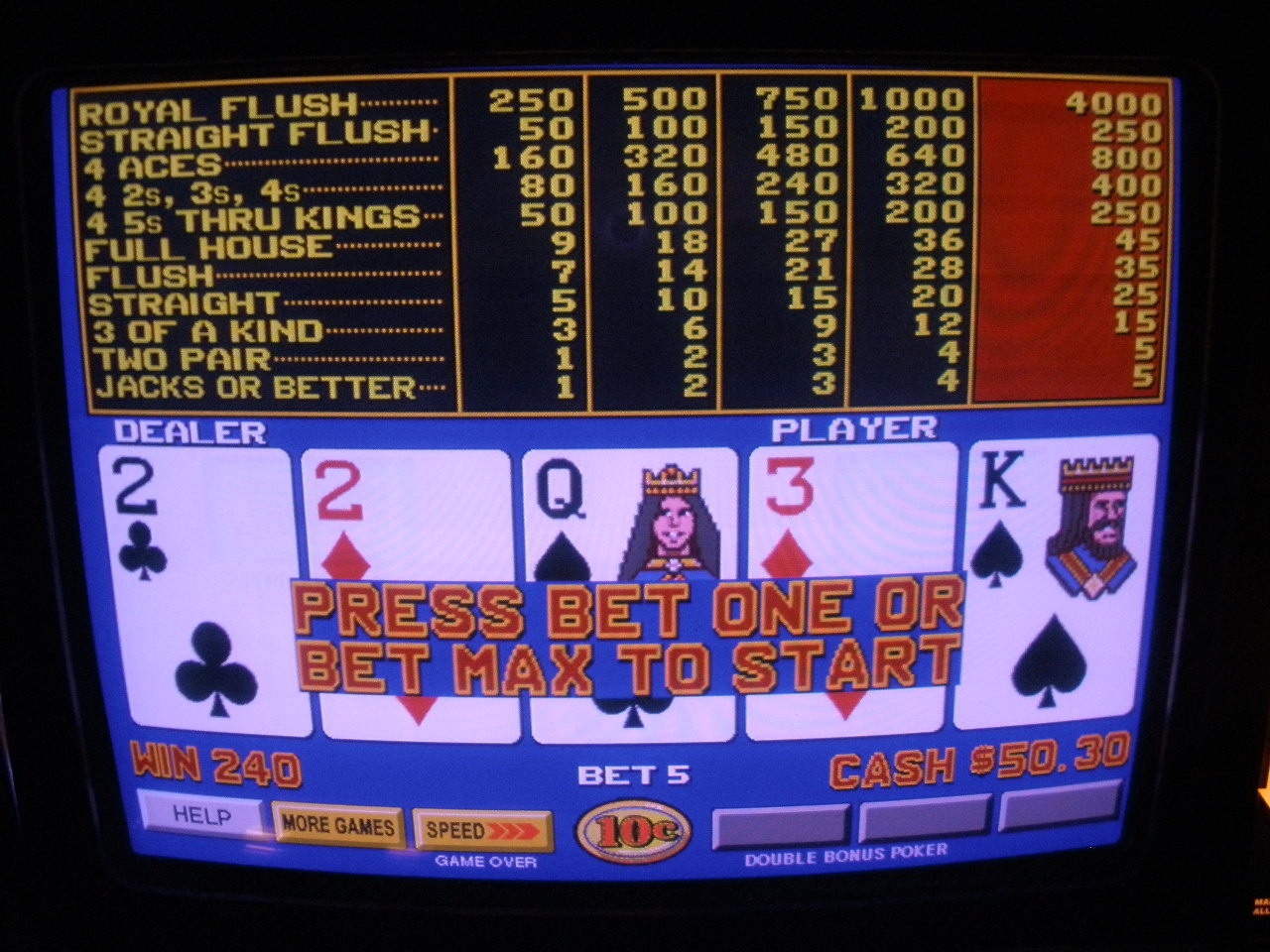 Learn all the strategies of Video Poker