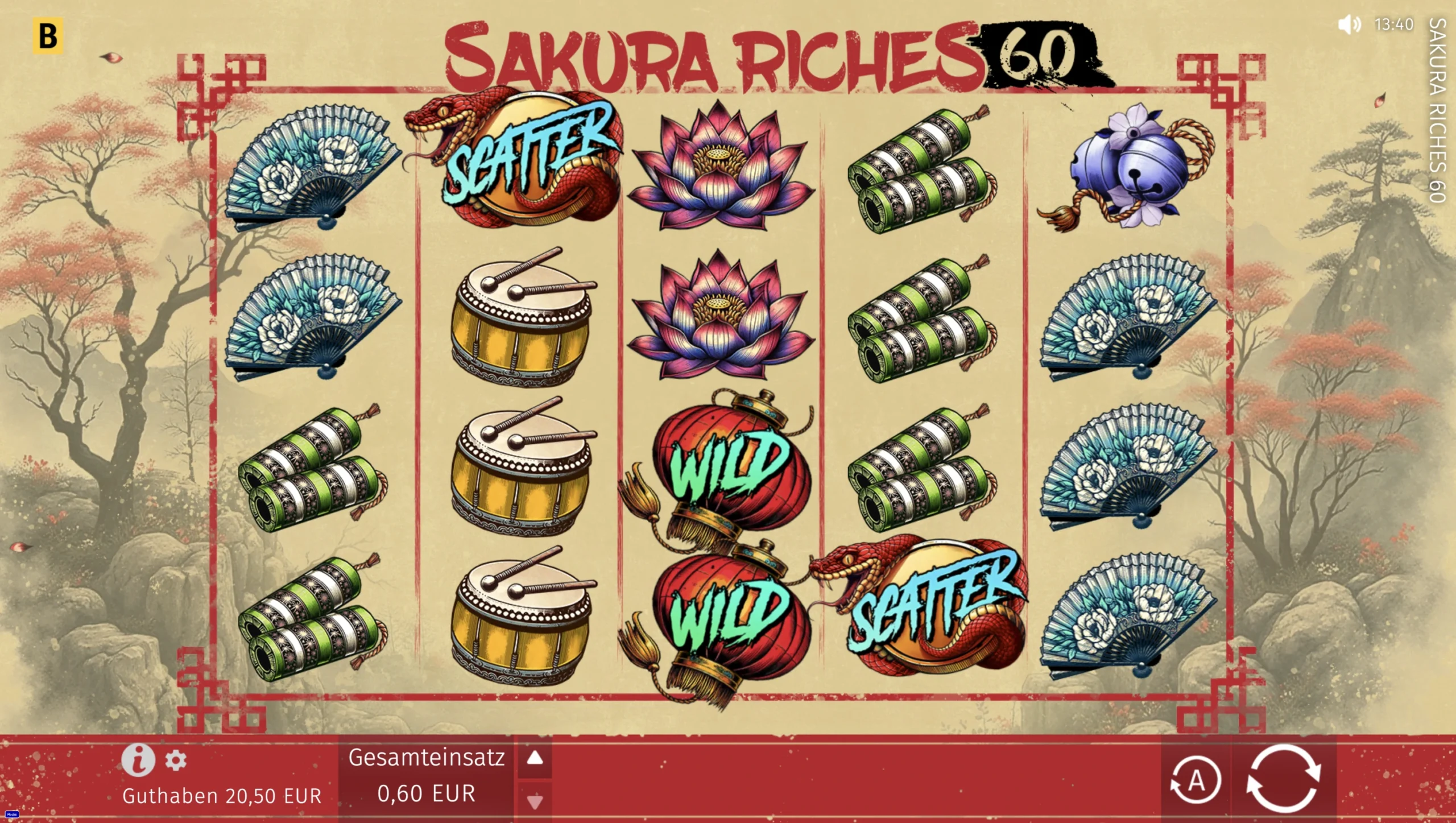 Sakura Riches 60 Slot