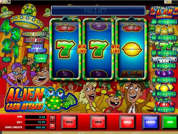 alien cash attack slot review