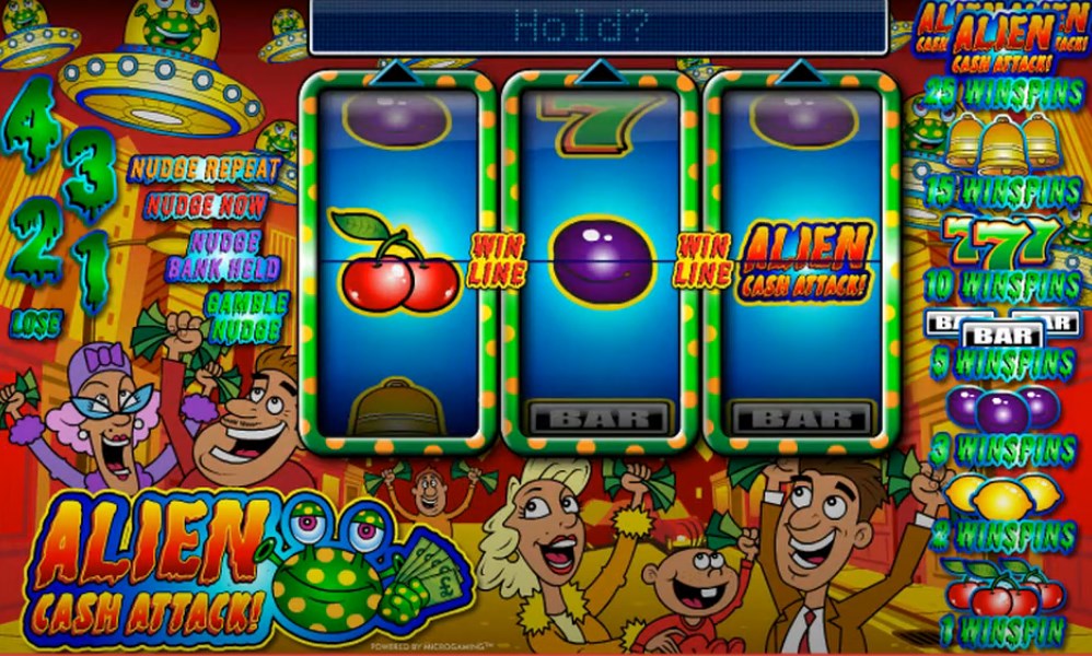 alien cash attack slot