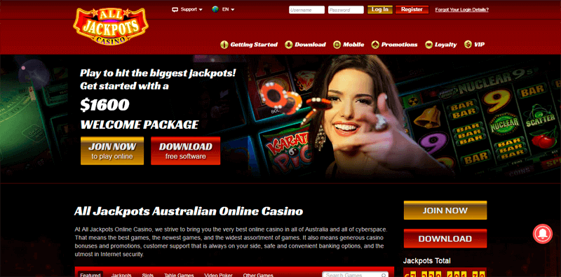 All jackpots online casino video poker